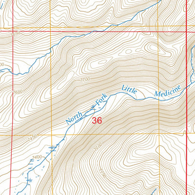 Squaw Spring, WY FSTopo Preview 3