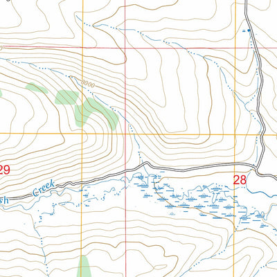 Springman Creek, WY FSTopo Preview 2
