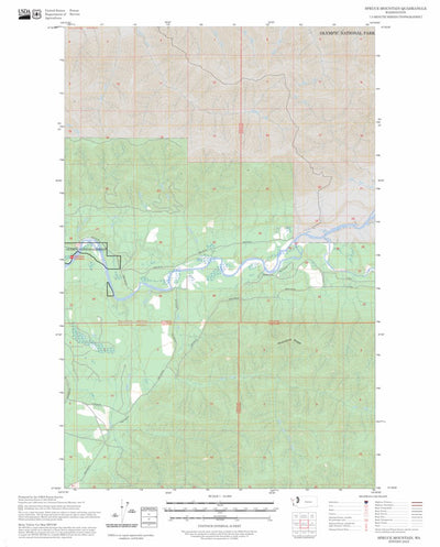 Spruce Mountain, WA FSTopo Preview 1