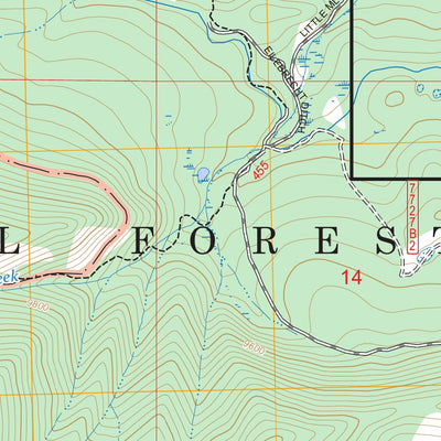 Squirrel Creek, CO FSTopo Preview 2
