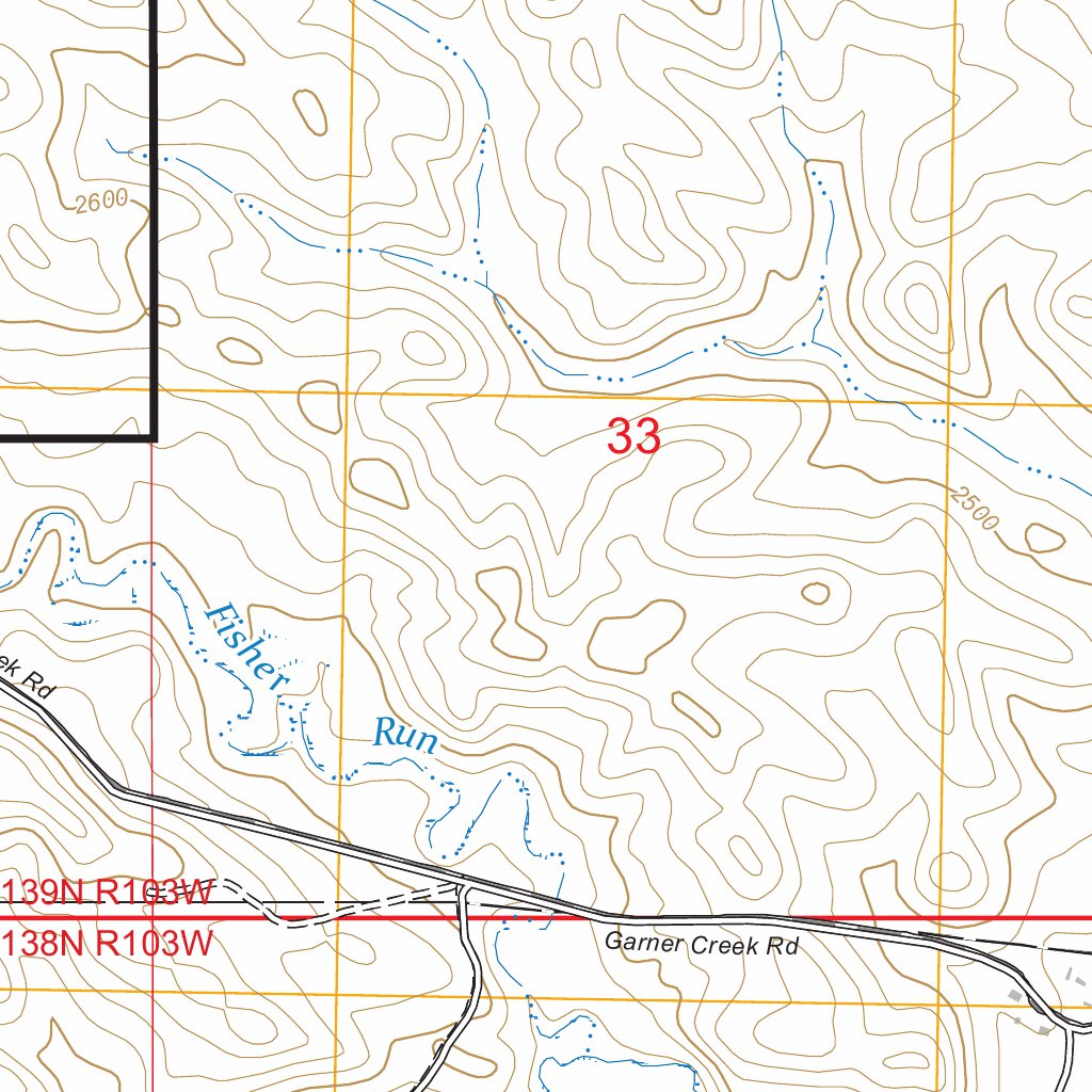 Square Butte, ND FSTopo Map by US Forest Service - Topo | Avenza Maps