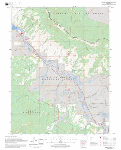 Squaw Creek, CO FSTopo Preview 1