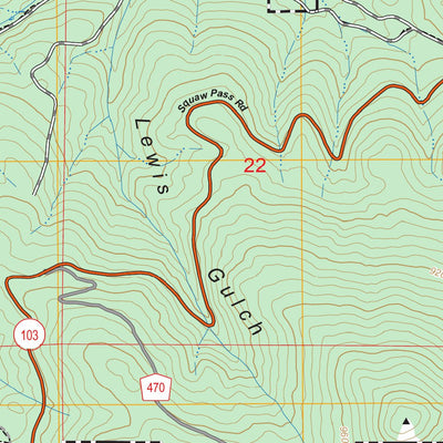 Squaw Pass, CO FSTopo Preview 2