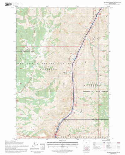 Squirrel Prairie, OR-ID FSTopo Preview 1