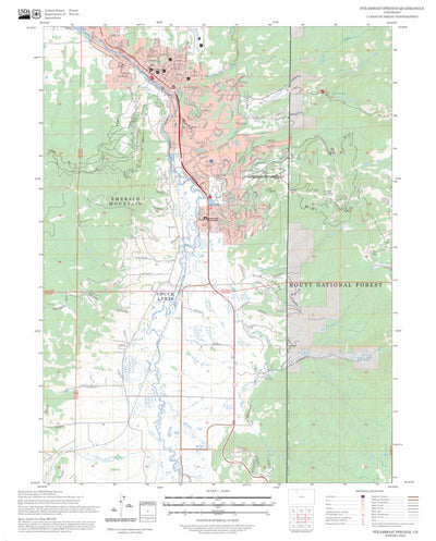 Steamboat Springs, CO FSTopo Preview 1