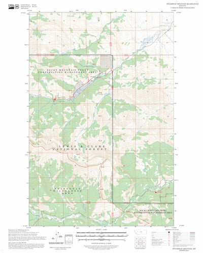 Steamboat Mountain, MT FSTopo Preview 1