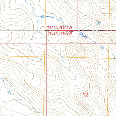 Stewart Lake, ND FSTopo Preview 3