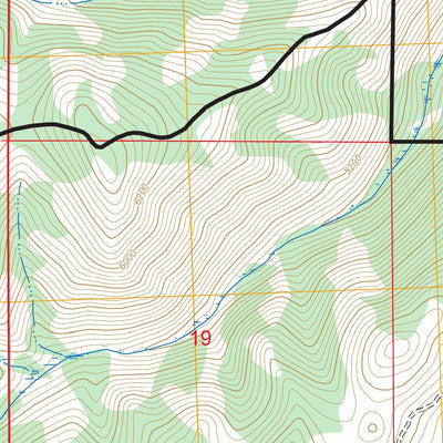 Stony Creek, MT FSTopo Preview 3
