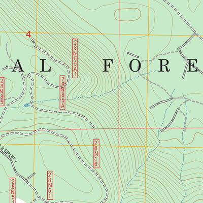 Stover Mountain, CA FSTopo Preview 2