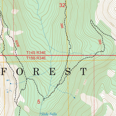 Strawberry Mountain, OR FSTopo Preview 3