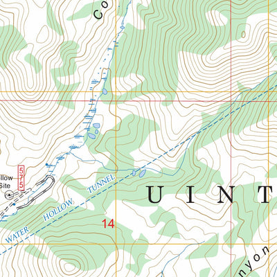 Strawberry Reservoir NE, UT FSTopo Preview 3