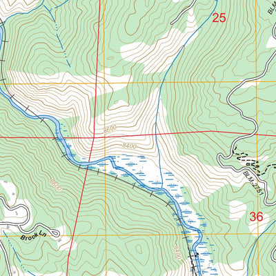 Strawberry Lake, CO FSTopo Preview 3