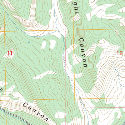 Straight Canyon, UT FSTopo Preview 2