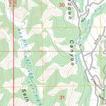 Straight Canyon, UT FSTopo Preview 3