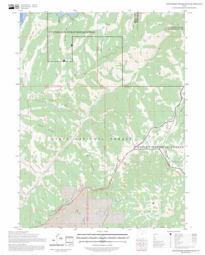 Strawberry Reservoir SE, UT FSTopo Preview 1