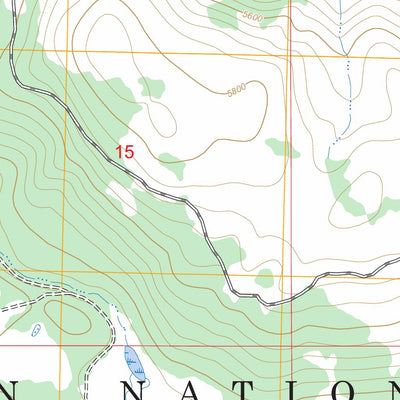 Straylor Lake, CA FSTopo Preview 2