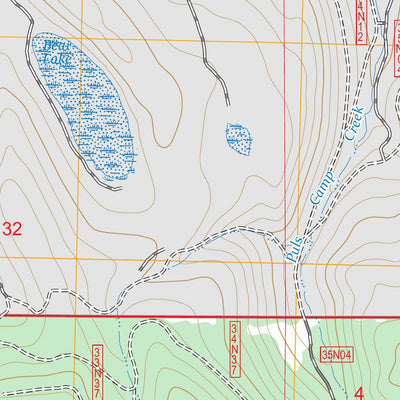 Straylor Lake, CA FSTopo Preview 3