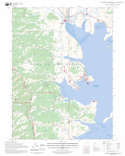 Strawberry Reservoir NW, UT FSTopo Preview 1