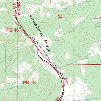 Strawberry Reservoir NW, UT FSTopo Preview 3