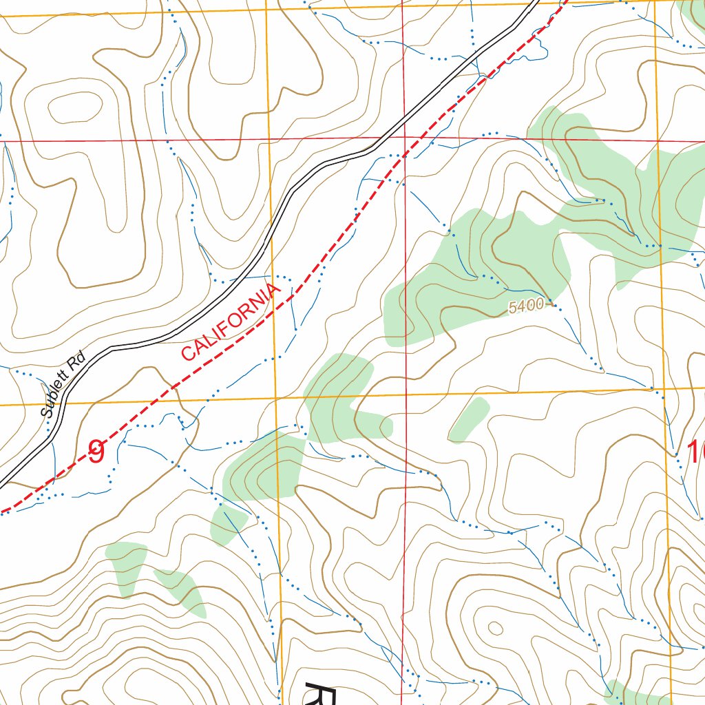 Sublett Reservoir, ID FSTopo Map by US Forest Service - Topo | Avenza Maps