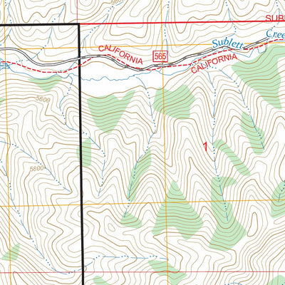 Sublett Reservoir, ID FSTopo Preview 3