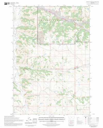 Stroud Creek, MT FSTopo Preview 1