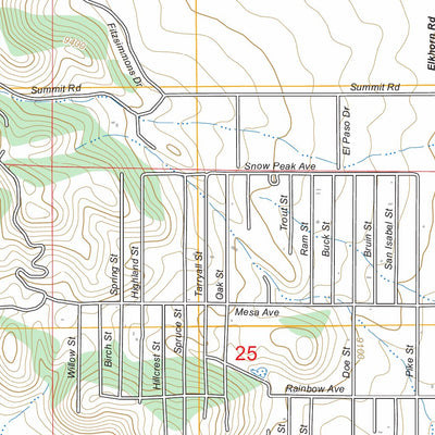 Sulphur Mountain, CO FSTopo Preview 3