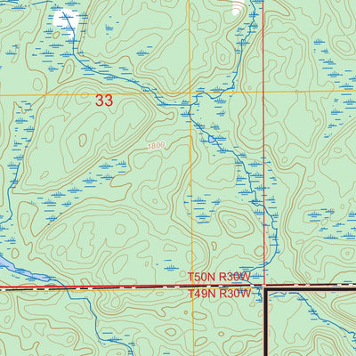 Summit Lake, MI FSTopo Preview 2