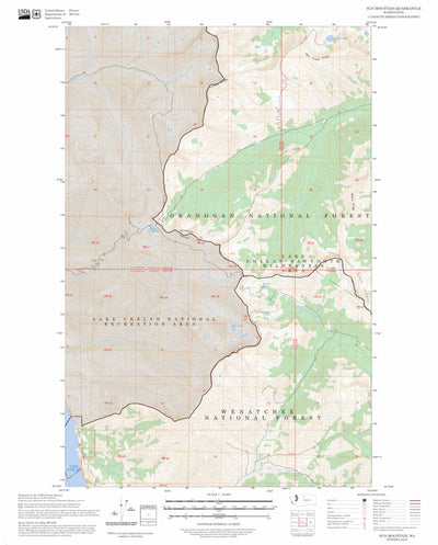 Sun Mountain, WA FSTopo Preview 1