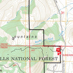 Sundance East, WY FSTopo Preview 3