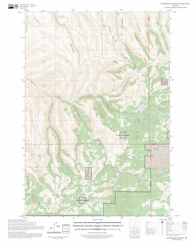 Summerfield Ridge, OR FSTopo Preview 1