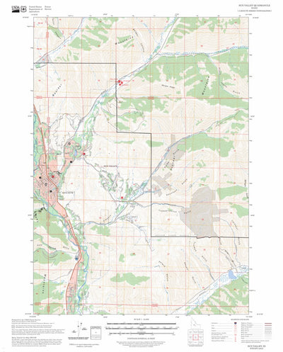 Sun Valley, ID FSTopo Preview 1