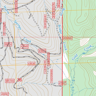 Sunflower Mountain, MT FSTopo Preview 2