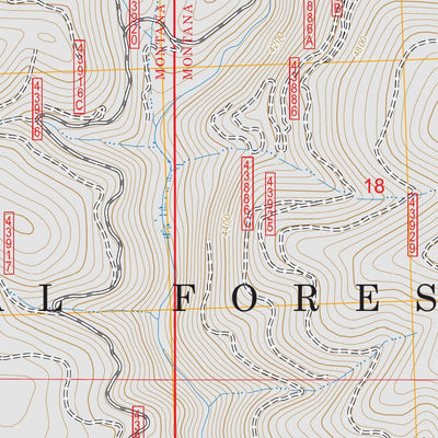 Sunflower Mountain, MT FSTopo Preview 3