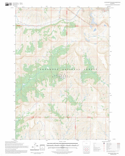 Sunlight Peak, WY FSTopo Preview 1