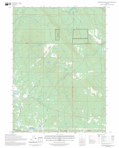 Surveyor Mountain, OR FSTopo Preview 1