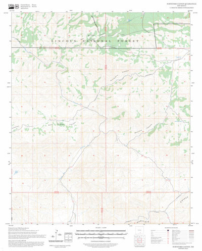 Surveyors Canyon, NM FSTopo Preview 1