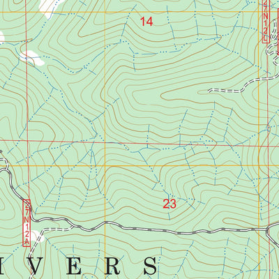Swim Ridge, CA FSTopo Preview 2