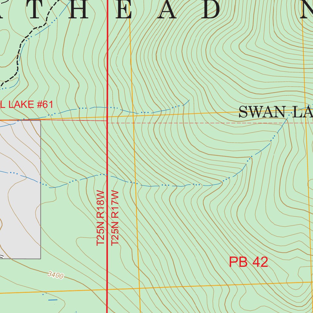 Swan Lake, MT FSTopo Map by US Forest Service - Topo | Avenza Maps