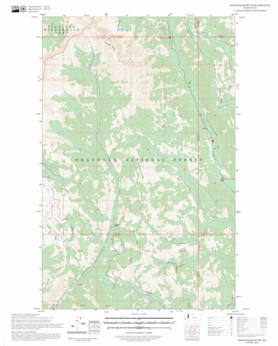 Sweetgrass Butte, WA FSTopo Preview 1