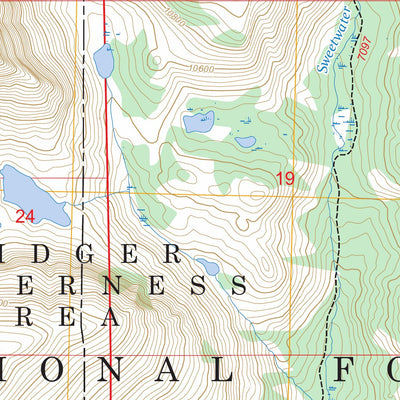 Sweetwater Gap, WY FSTopo Preview 3