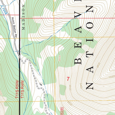 Swamp Creek, MT FSTopo Preview 3