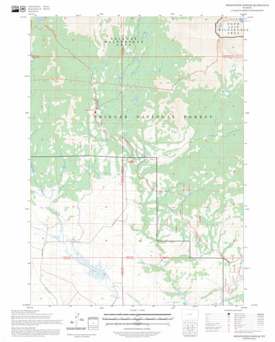 Sweetwater Needles, WY FSTopo Preview 1