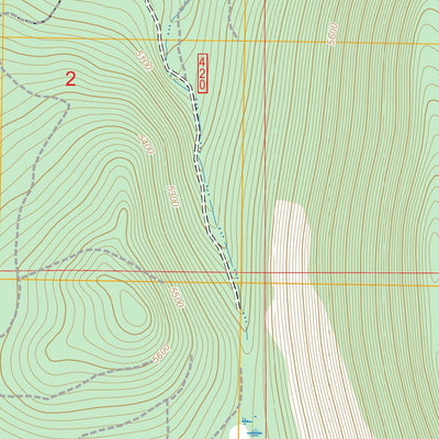 Swan Lake Point, OR FSTopo Preview 3