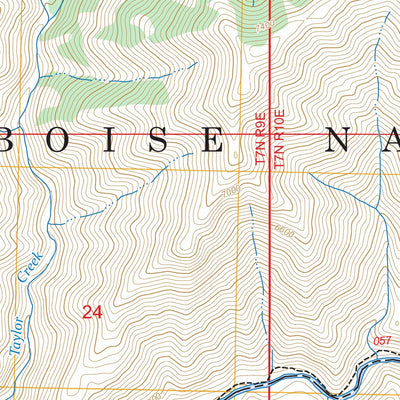 Swanholm Peak, ID FSTopo Preview 3