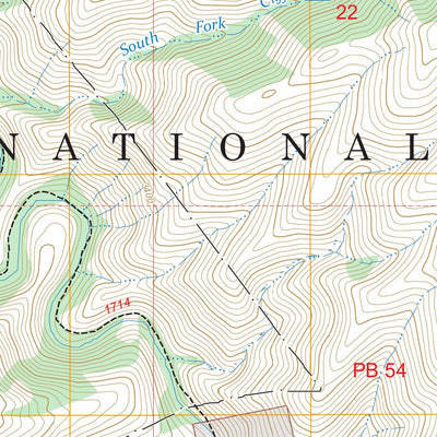 Table Mountain, OR FSTopo Preview 2