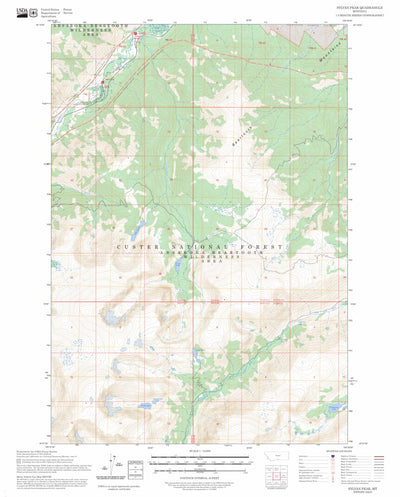 Sylvan Peak, MT FSTopo Preview 1