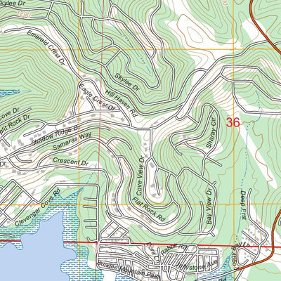 Table Rock Dam, MO FSTopo Preview 3
