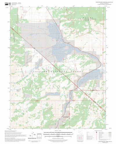 Sweetwater Creek, NV-CA FSTopo Preview 1