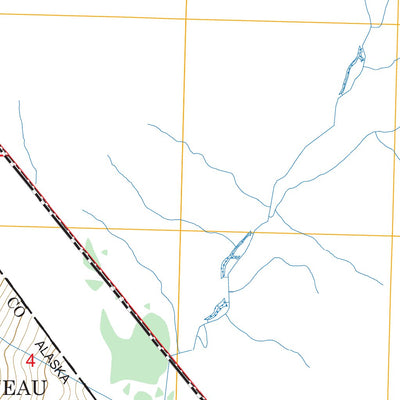 Taku River B-5 OE E SW, AK-BC FSTopo Preview 3